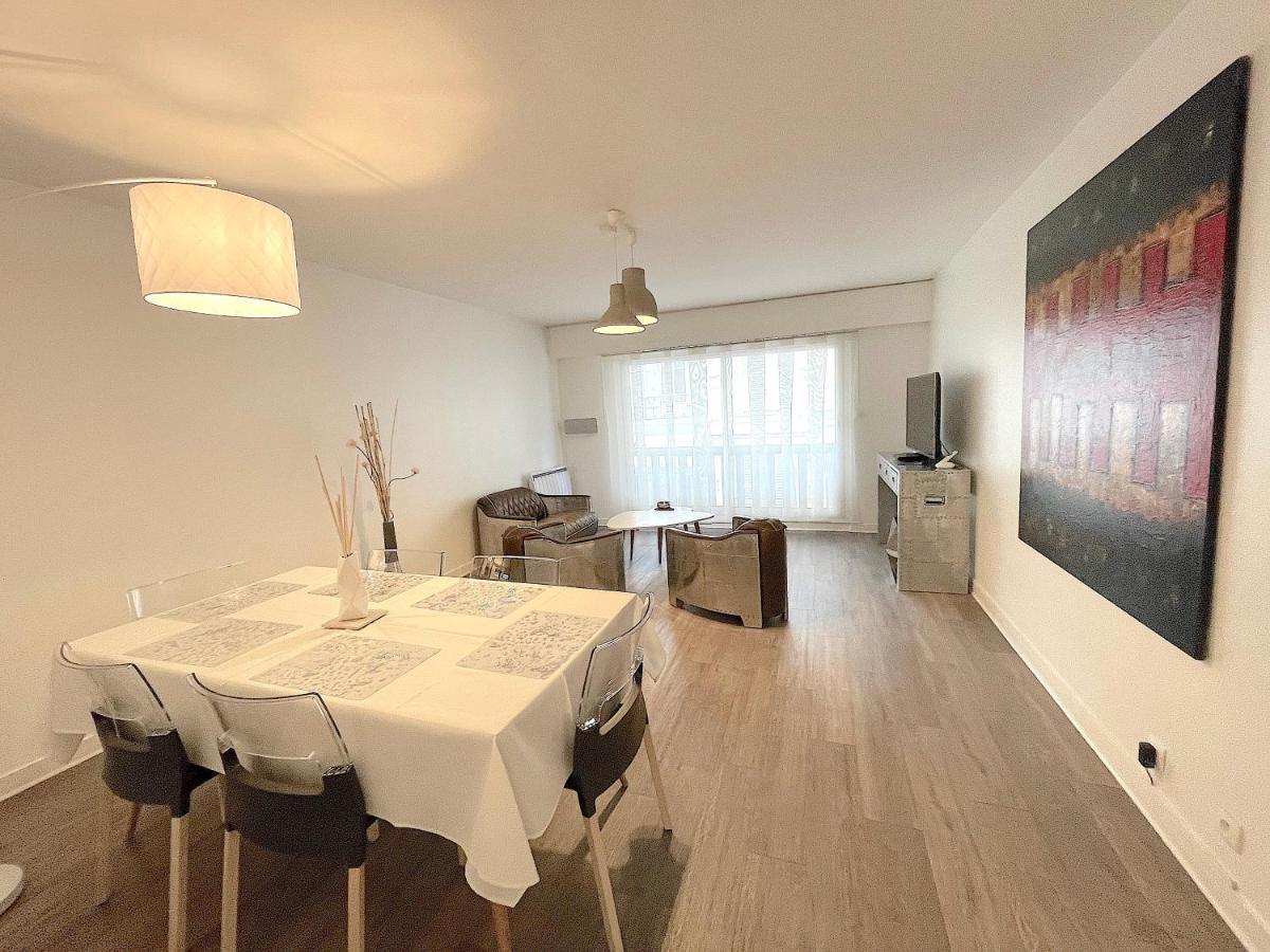 L'Ideal 112 - 85M2, 2 Chambres, Parking & Cabine De Plage Deauville Exteriér fotografie