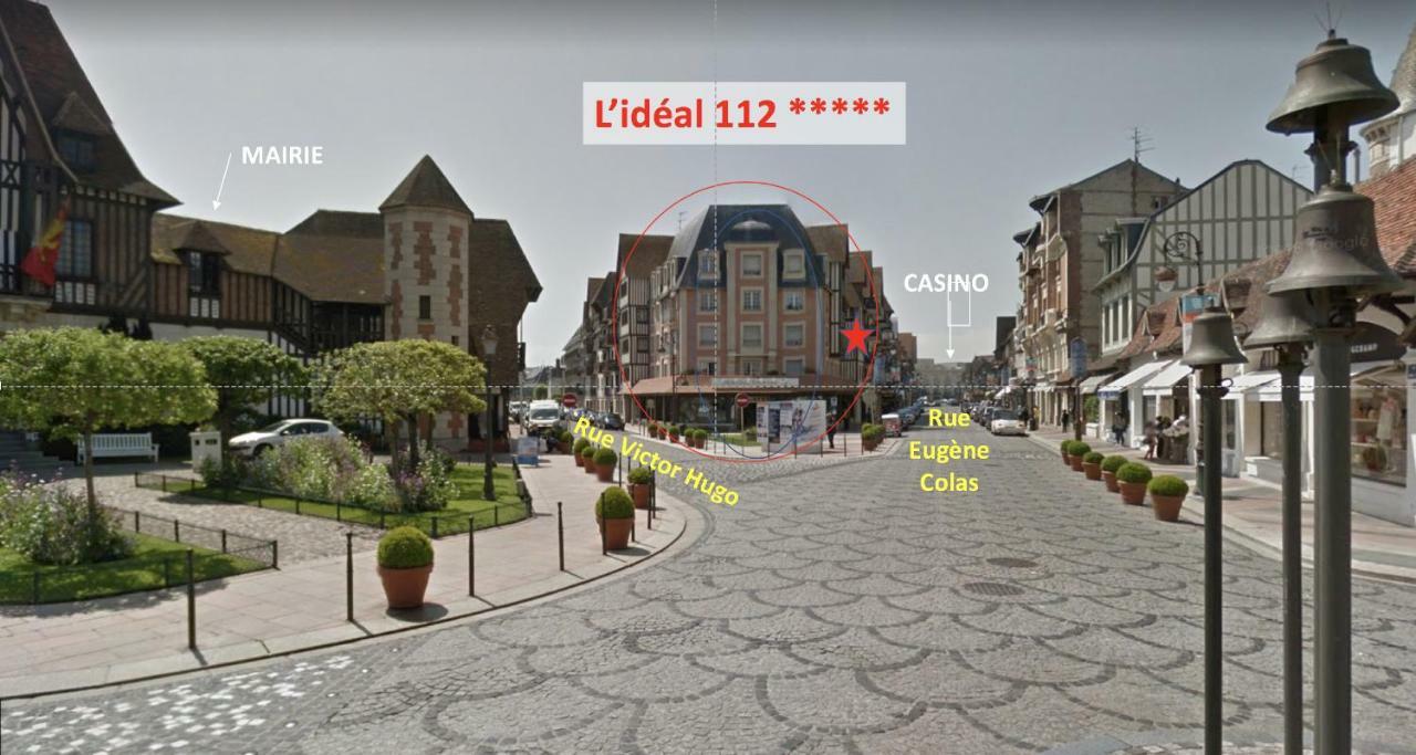 L'Ideal 112 - 85M2, 2 Chambres, Parking & Cabine De Plage Deauville Exteriér fotografie